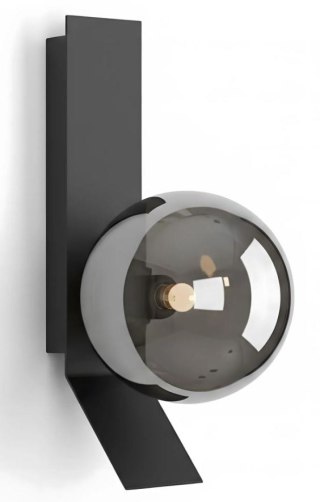 LAMPA APP1757-1W BLACK TRANSPARENT