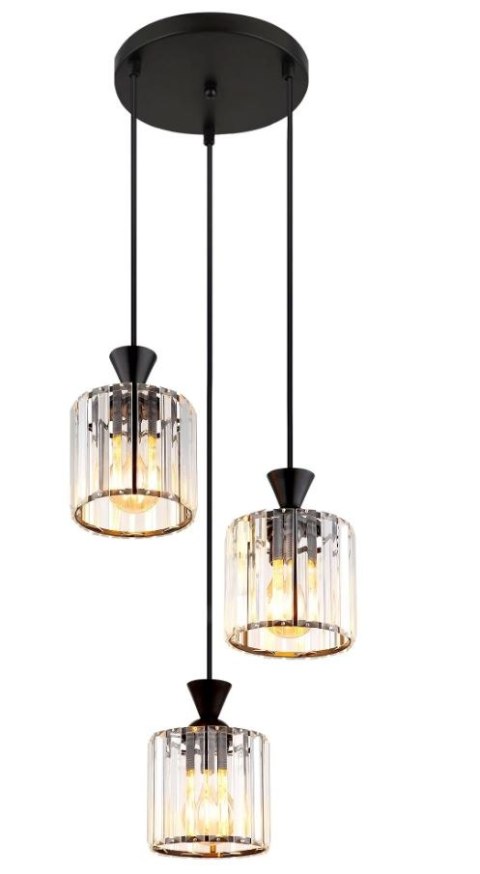 LAMPA EBT025-3CP BLACK