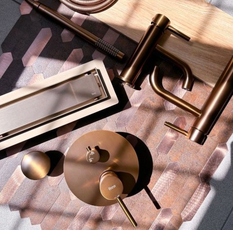 ODPŁYW NEOX MIEDŹ SZCZOTKOWANA 900