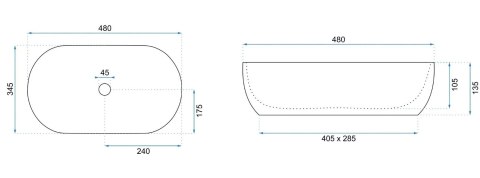 UMYWALKA AMELIA 48 SANDY - NABLATOWA