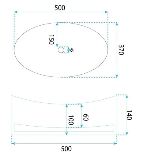 UMYWALKA HARPER TRANSPARENT - NABLATOWA