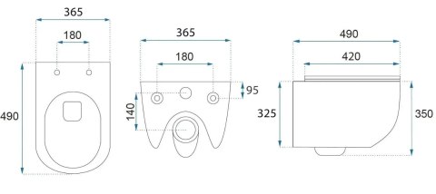 WC - CARLO MINI TORNADO NF GOLD WHITE