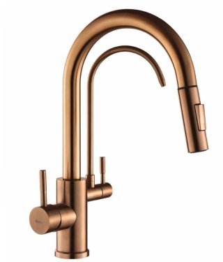 BATERIA KUCHENNA ECO FRESH MIEDŹ SZCZOTKOWANA