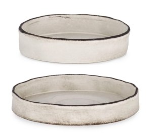 Bizzotto BIZZOTTO zestaw tac dekoracjnych NIKOS biały