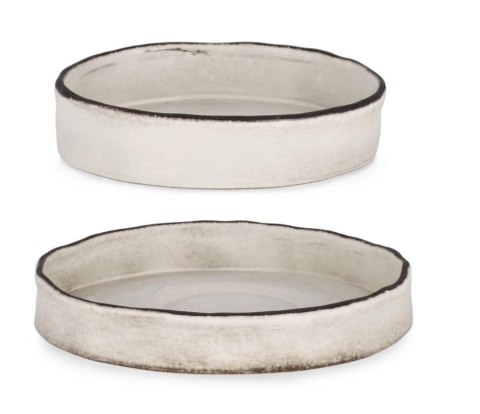 Bizzotto BIZZOTTO zestaw tac dekoracjnych NIKOS biały