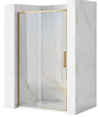 DRZWI PRYSZNICOWE RAPID SLIDE BRUSH GOLD 150