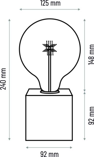 Lampa stołowa Cubo 1