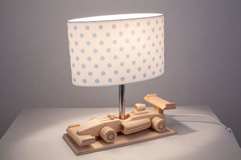 Lampa stołowa Wyścigówka kropki