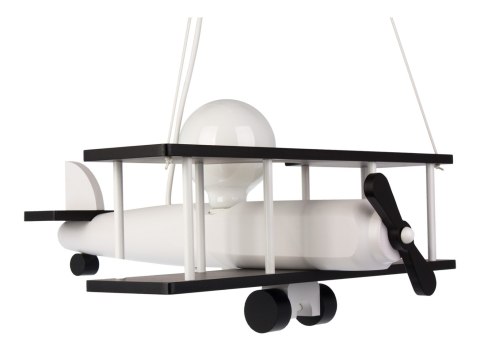 Lampa wisząca Samolot duży czarno-biały