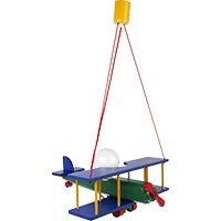 Lampa wisząca Samolot duży multikolor