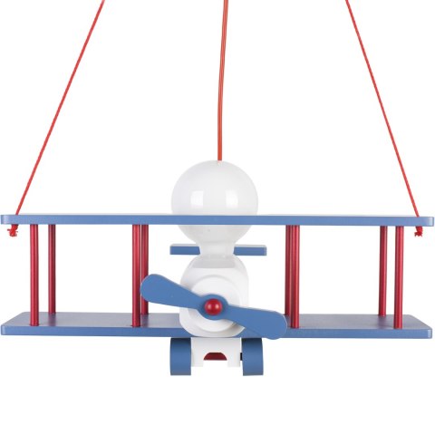 Lampa wisząca Samolot duży niebiesko-biało-czerwony