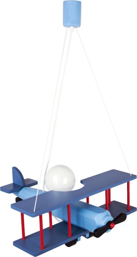 Lampa wisząca Samolot duży niebiesko-czarno-czerwony