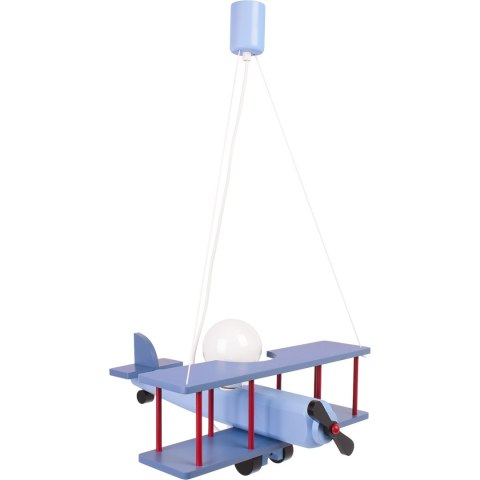 Lampa wisząca Samolot duży niebiesko-czarno-czerwony