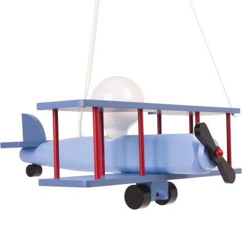 Lampa wisząca Samolot duży niebiesko-czarno-czerwony