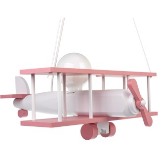 Lampa wisząca Samolot duży różowo-biały