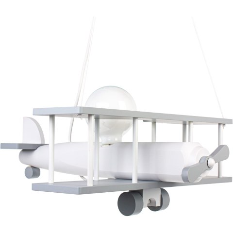 Lampa wisząca Samolot duży szaro-biały