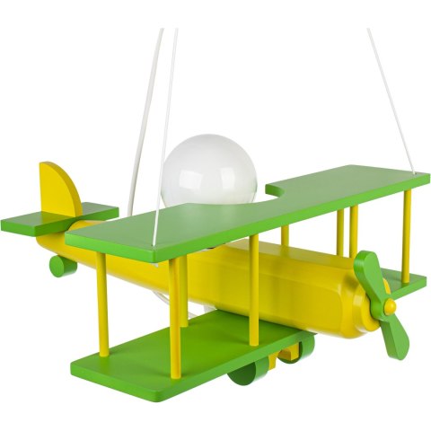 Lampa wisząca Samolot duży zielono - seledynowy