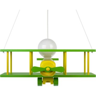 Lampa wisząca Samolot duży zielono - seledynowy