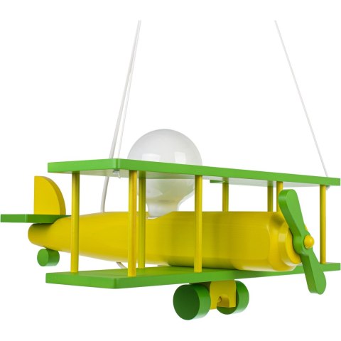 Lampa wisząca Samolot duży zielono - seledynowy