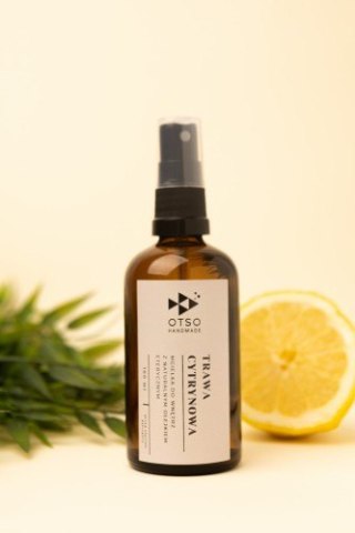 Odświeżacz powietrza Trawa cytrynowa - naturalny zapach do wnętrz - mgiełka zapachowa - zapach do samochodu - 100 ml
