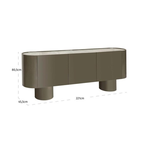 Richmond Interiors RICHMOND komoda RADLEY zielona