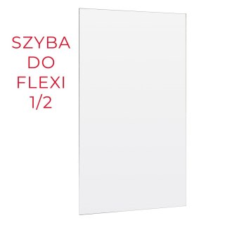 ŚCIANKA PRYSZNICOWA FLEXI 90 cm TRANSPARENT 1/2