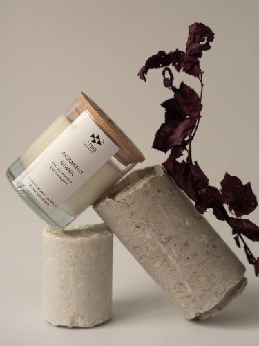 Świeca sojowa Aksamitna śliwka - świeca sojowa zapachowa - 250 ml