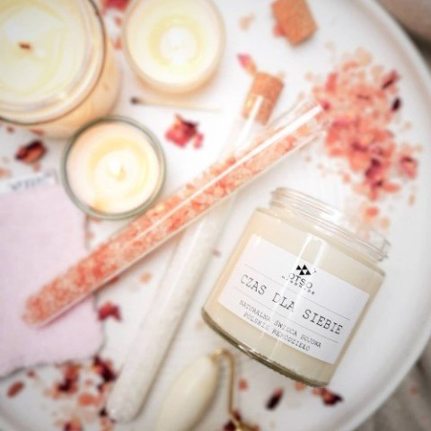 Świeca sojowa CZAS DLA SIEBIE - świeca sojowa zapachowa OTSO - 120 ml