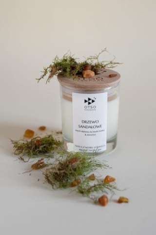 Świeca sojowa DRZEWO SANDAŁOWE - świeca sojowa zapachowa OTSO - 250 ml