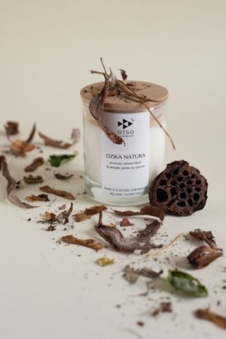 Świeca sojowa DZIKA NATURA - świeca sojowa zapachowa OTSO - 250 ml