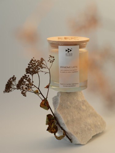 Świeca sojowa Dyniowe latte - świeca sojowa zapachowa - 250 ml