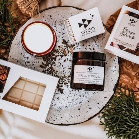 Świeca sojowa GORĄCA CZEKOLADA - świeca sojowa zapachowa OTSO - 120 ml