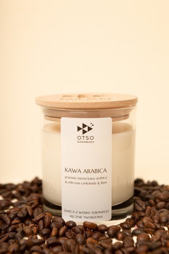 Świeca sojowa Kawa Arabica - świeca sojowa zapachowa - 250 ml
