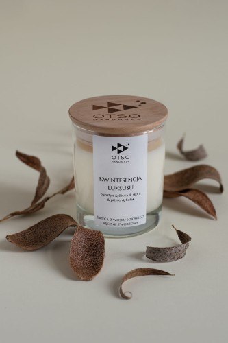 Świeca sojowa Kwintesencja Luksusu - świeca sojowa zapachowa OTSO - 250 ml