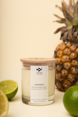 Świeca sojowa Limonka - świeca sojowa zapachowa - 250 ml