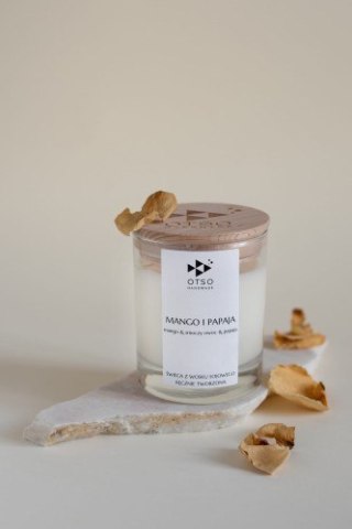 Świeca sojowa MANGO I PAPAYA - świeca sojowa zapachowa OTSO - 250 ml
