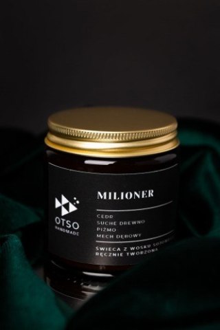 Świeca sojowa Milioner - świeca sojowa zapachowa - 120 ml
