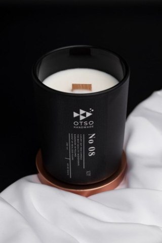 Świeca sojowa No 08 czarna - świeca sojowa zapachowa BLACK OTSO - 280 ml