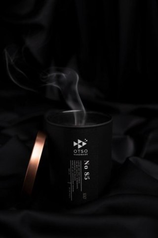 Świeca sojowa No 85 czarna - świeca sojowa zapachowa BLACK OTSO - 280 ml