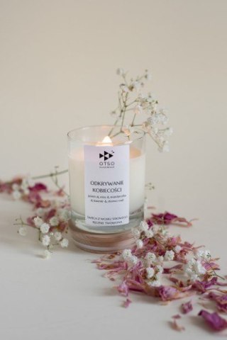 Świeca sojowa ODKRYWANIE KOBIECOŚCI - świeca sojowa zapachowa OTSO - 250 ml
