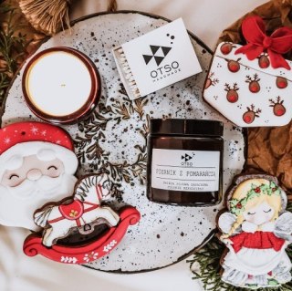 Świeca sojowa PIERNICZKI Z POMARAŃCZĄ - świeca sojowa zapachowa OTSO - 120 ml