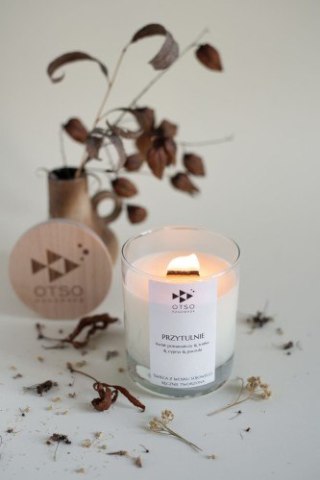 Świeca sojowa PRZYTULNIE - świeca sojowa zapachowa OTSO - 250 ml