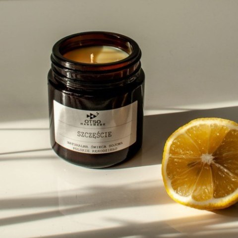 Świeca sojowa SZCZĘŚCIE - naturalna świeca sojowa zapachowa OTSO - 120 ml