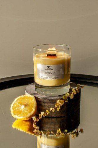 Świeca sojowa SZCZĘŚCIE - naturalna świeca sojowa zapachowa OTSO - 250 ml