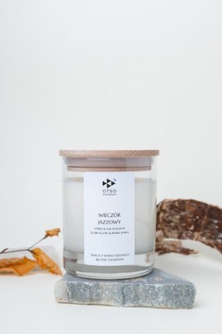 Świeca sojowa Wieczór jazzowy - świeca sojowa zapachowa - 250 ml