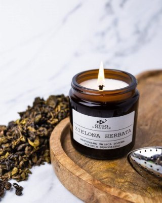 Świeca sojowa ZIELONA HERBATA - świeca sojowa zapachowa OTSO - 120 ml