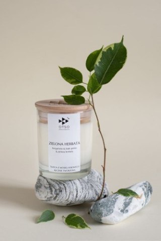 Świeca sojowa ZIELONA HERBATA - świeca sojowa zapachowa OTSO - 250 ml