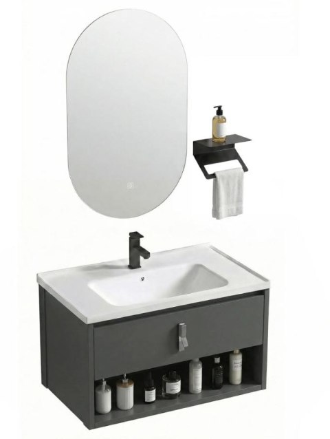 ZESTAW MEBLI ŁAZIENKOWYCH TOLEDO 60 GREY