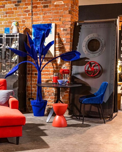 King Home Dekoracja stojąca STRELICJA kwiat