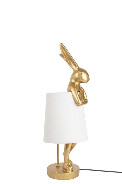 Kare Design KARE lampa stołowa RABBIT 50 cm złota / biała